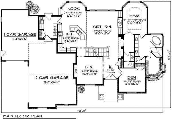 Bay Windows Throughout European Accented Home Plan - 89245AH ... Bay Windows Throughout European Accented Home Plan - 89245AH ...