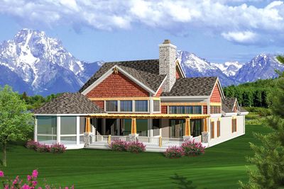 2 Bedroom Rustic Ranch Home Plan - 89826AH | Architectural Designs