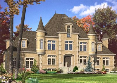 4 Bed French Chateau House Plan - 9025PD | Architectural Designs ... 4 Bed French Chateau House Plan - 9025PD | Architectural Designs ...