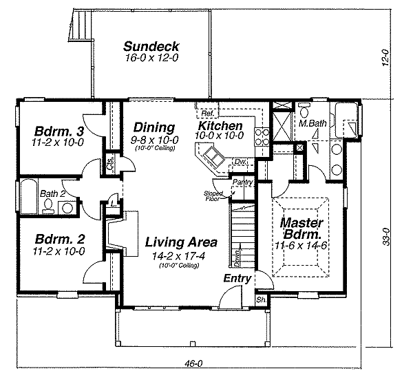 Garage Under House Floor Plans | drive under garage 9226vs architectural designs Garage Under House Floor Plans | drive under garage 9226vs architectural designs