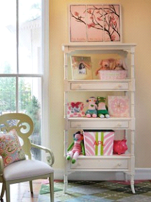 Organized Girls Bedroom