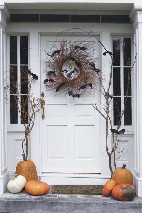 Halloween Front Door Decor