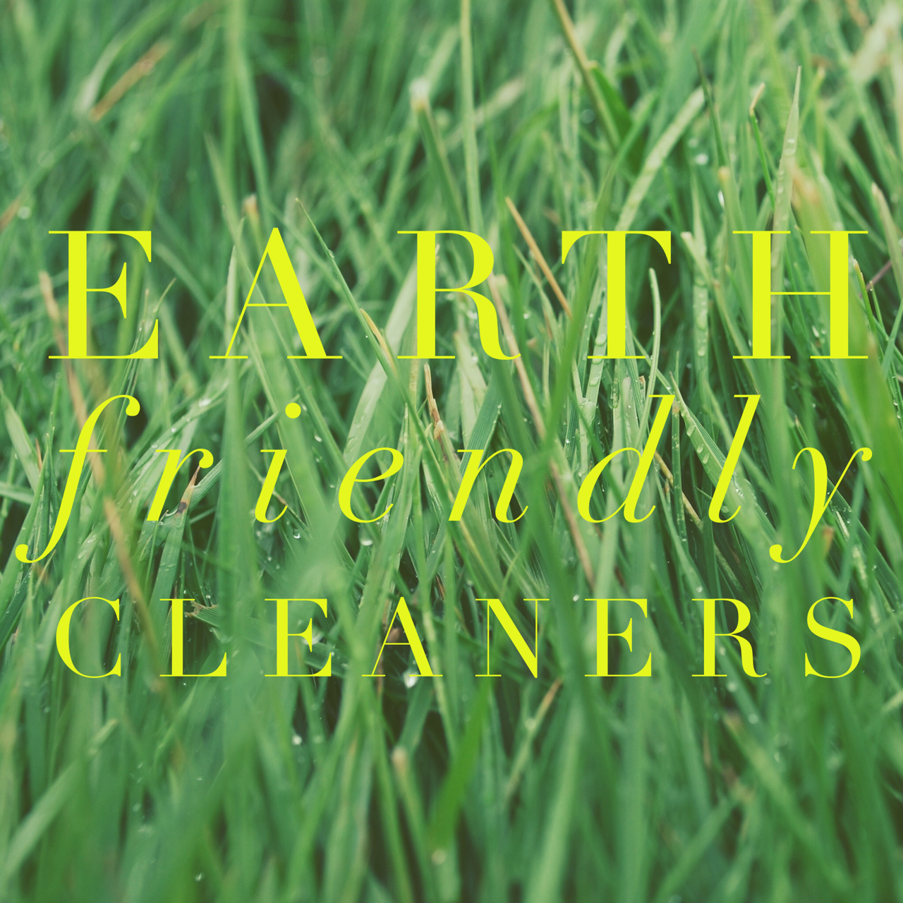 Earth Friendly Cleaners