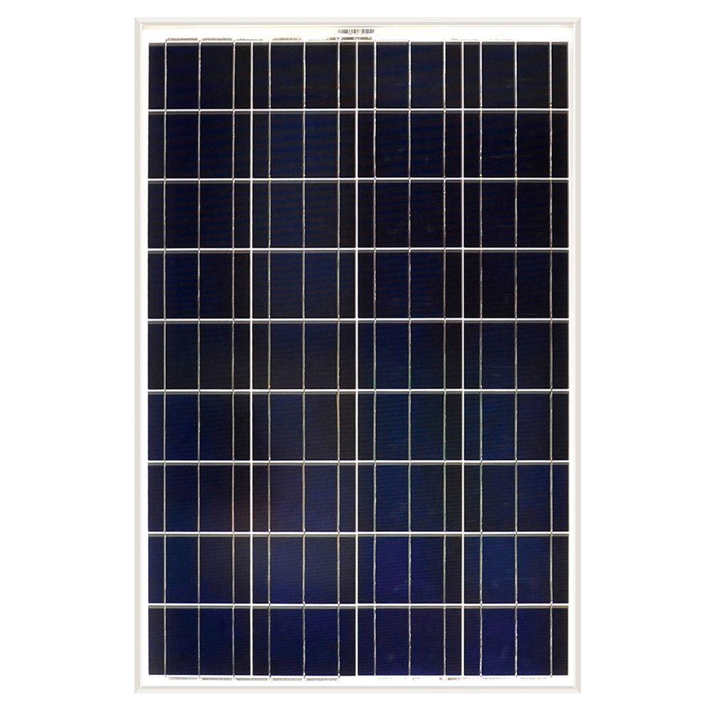 100-Watt Polycrystalline Solar Panel for RV's, Boats and 12-Volt Systems