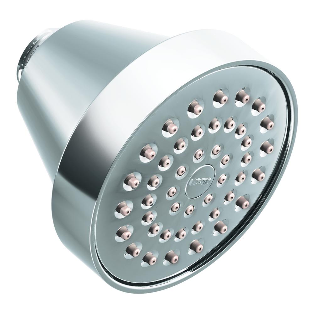 Eco-Performance 1-Spray 3.625 in. Fixed Showerhead in Chrome