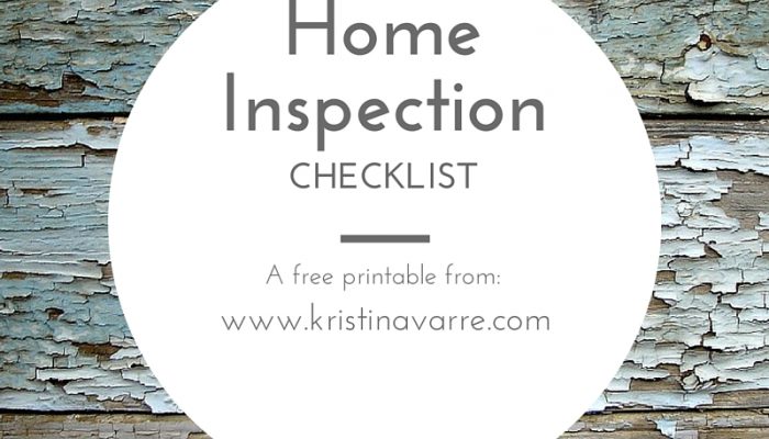 free home inspection checklist