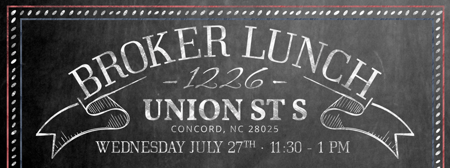 Broker Lunch for 1226 Union St S., Concord, NC 28025