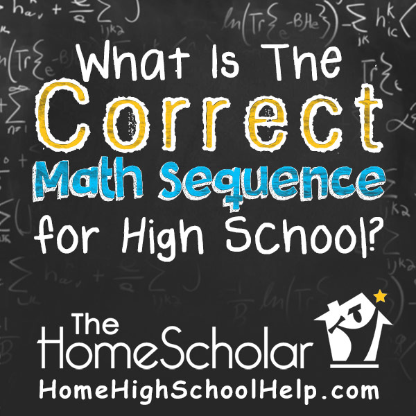 What Is The Correct Math Sequence For High School - 