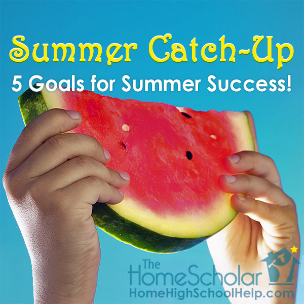 Summer provides an opportunity to work on tasks that were put off during the school year. #Homeschool @TheHomeScholar