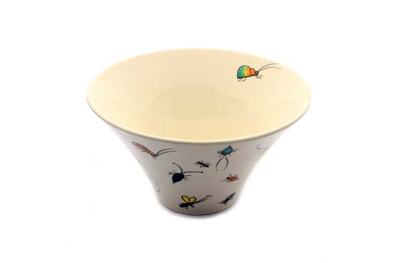 Flared Bowl Medium (Beetles)