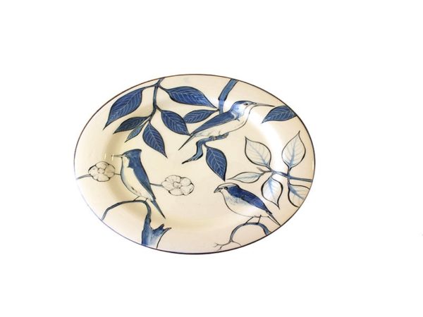 Bread/Salad Plate (Birds Blue)