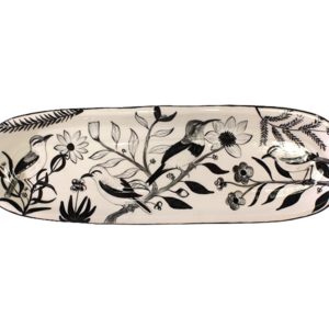 French Loaf Platter (Birds Black)