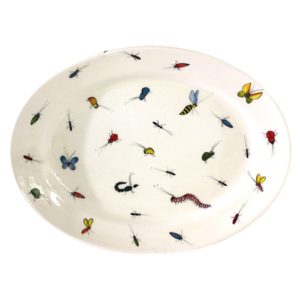 Oval Platter Large (Beetles)