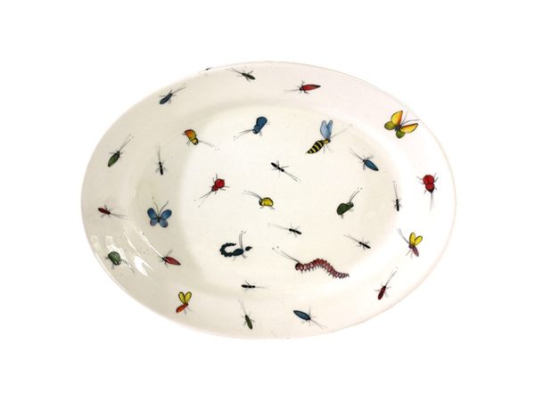 Oval Platter Large (Beetles)