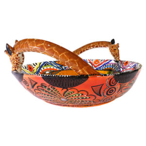 Alternative view of Giraffe Handle Platter (Mashona)