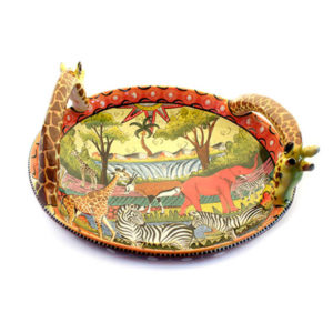 Giraffe Handle Platter (Mashona)