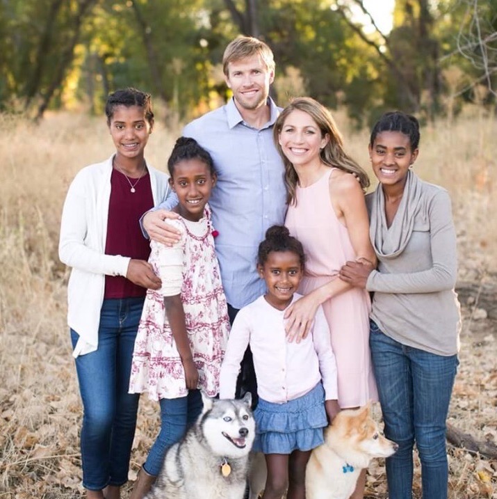 Ryan and Sara Hall with family