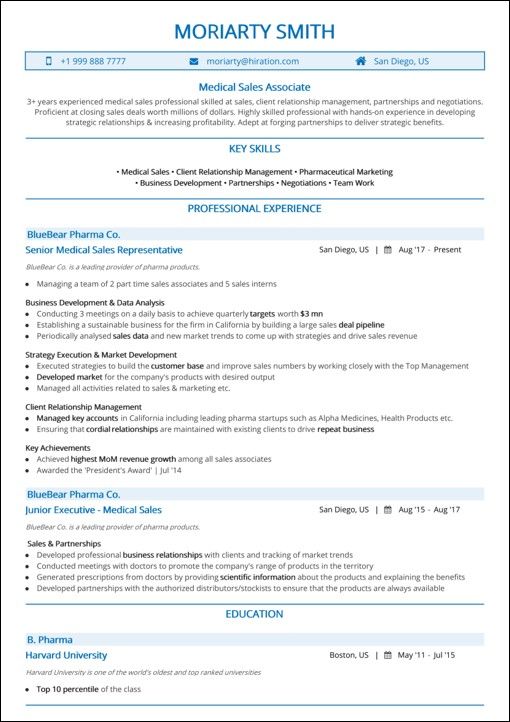 Best Sales Resume Top 10 Best Sales Resume Templates