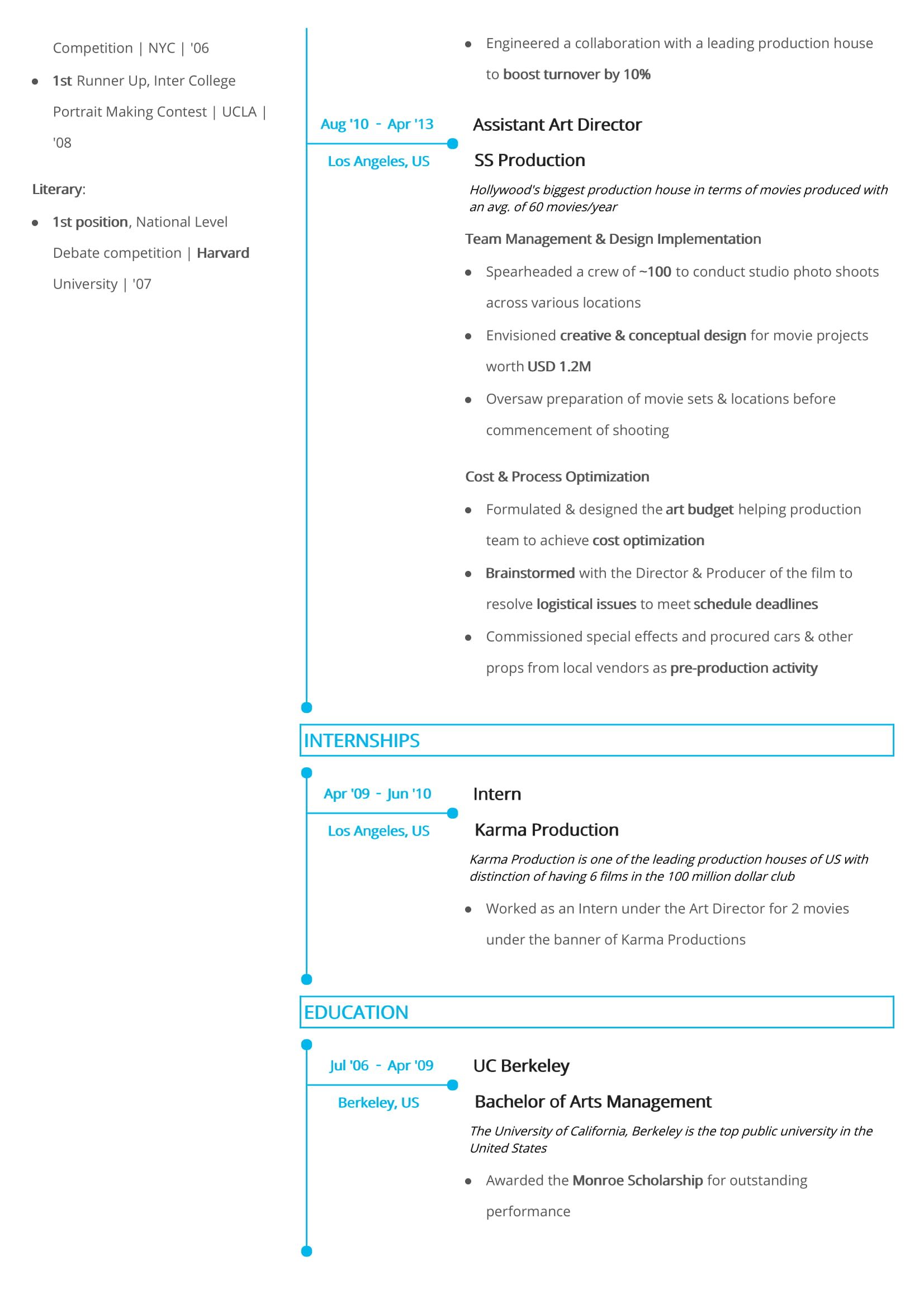 2 Page Resume Format Can Resumes - JEFF STRATUS Brand Manager Paris 2 