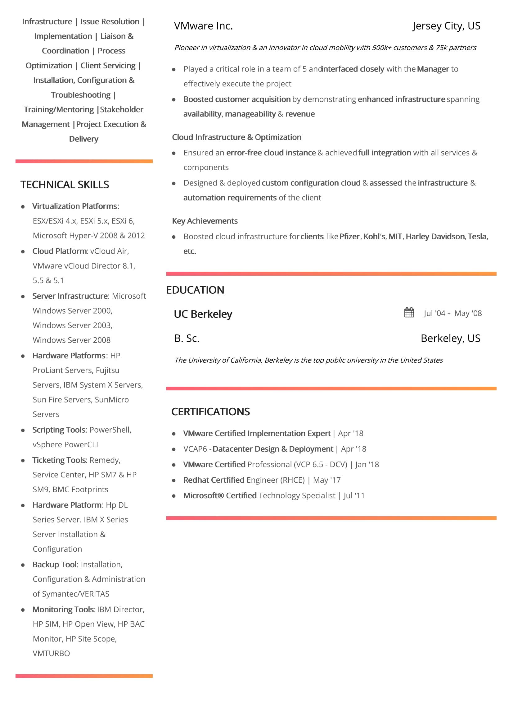 2 Page Resume Format Can Resumes - Jonathan Nolan Senior Product Manager California 2 