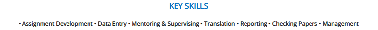 Teaching-Assistant-Resume-Key-Skills
