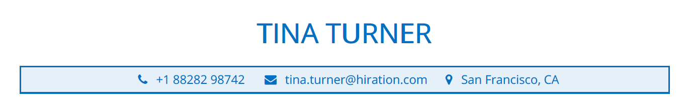 Header section in a Management Consultant section