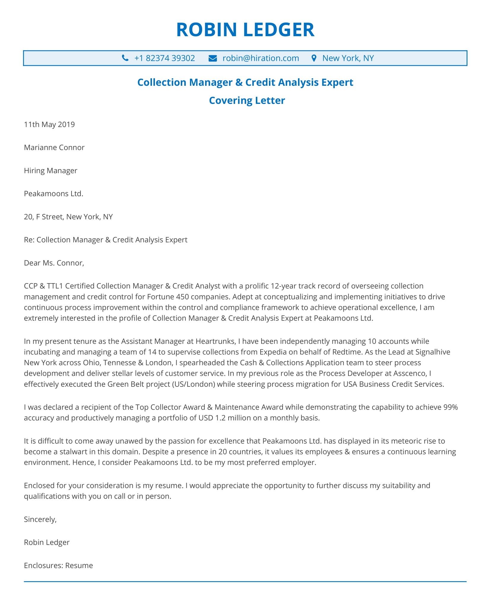 Portfolio Analyst Cover Letter Primary Concept Whimsical