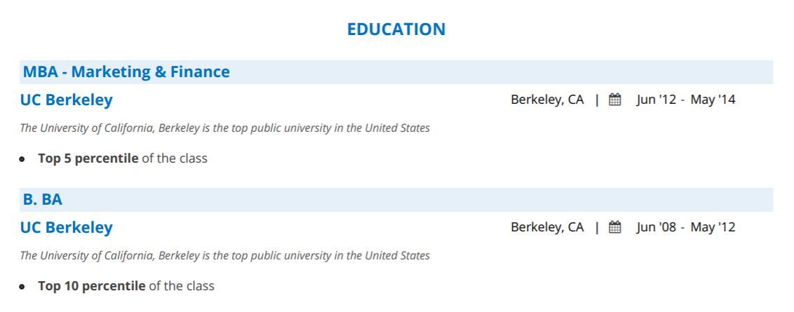 marketing-manager-resume-education