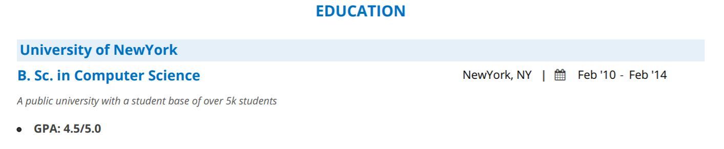 system-analyst-resume-education