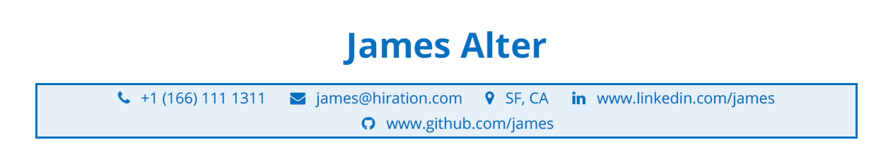 HTML Resume: The 2020 Guide with 10+ HTML Resume Samples & Examples