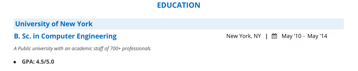 Information-Systems-Resume-Education