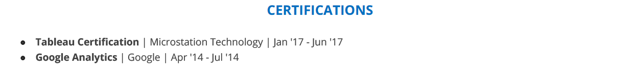 Tableau-Developer-Resume-Certifications