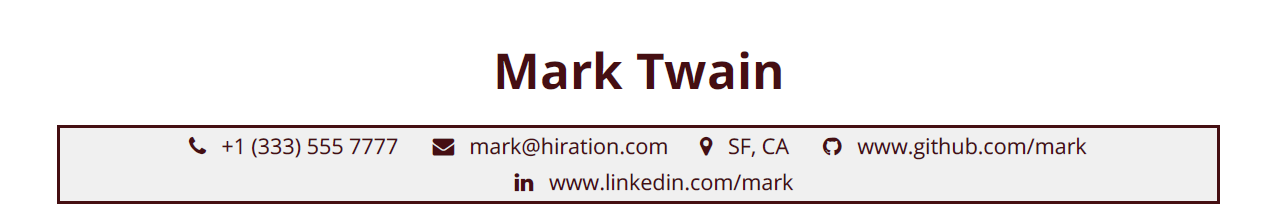 Angular-JS-Resume-Header