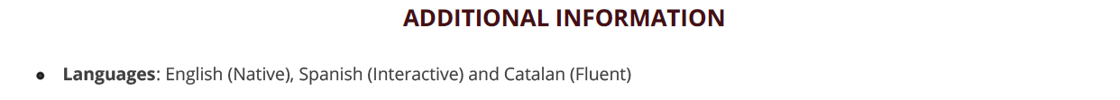 Sharepoint-Resume-Additional-Information