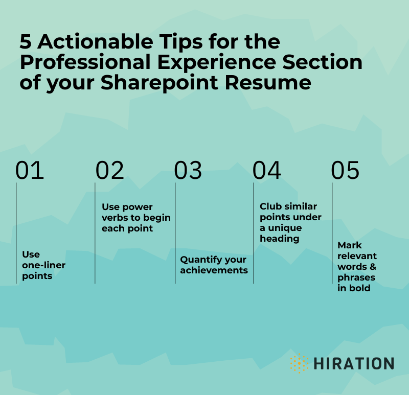 Sharepoint-Resume-Work-Experience-Infographic