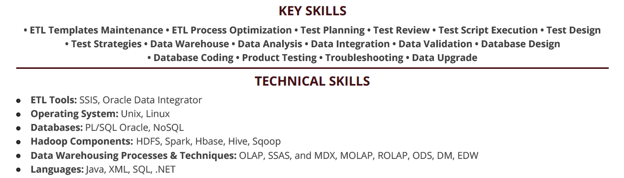ETL Tester Resume: 2023 Guide with 10+ Examples