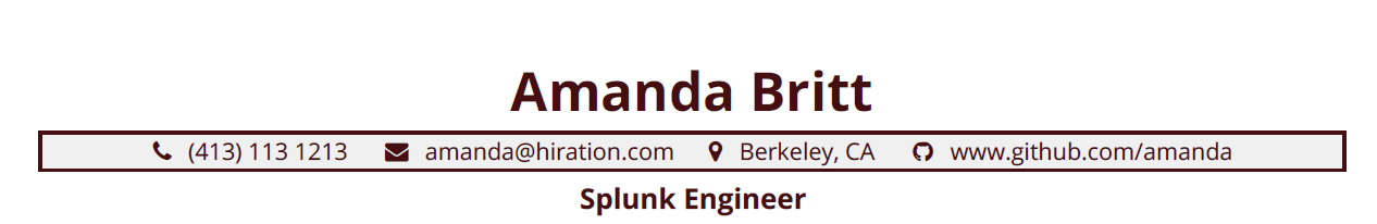 splunk-resume-profile-tiltle