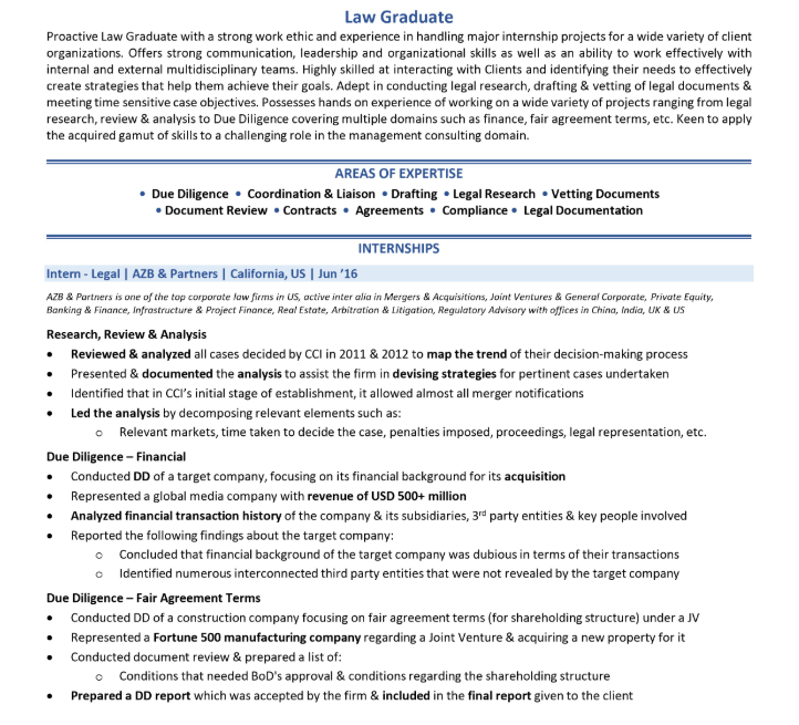 Academic Achievement In Cv Scholarships - Entry Level ...