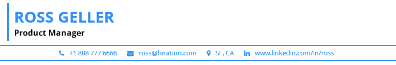 product-manager-resume-contact-details