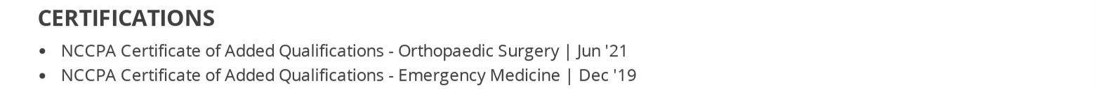 physician-assistant-resume-certifications