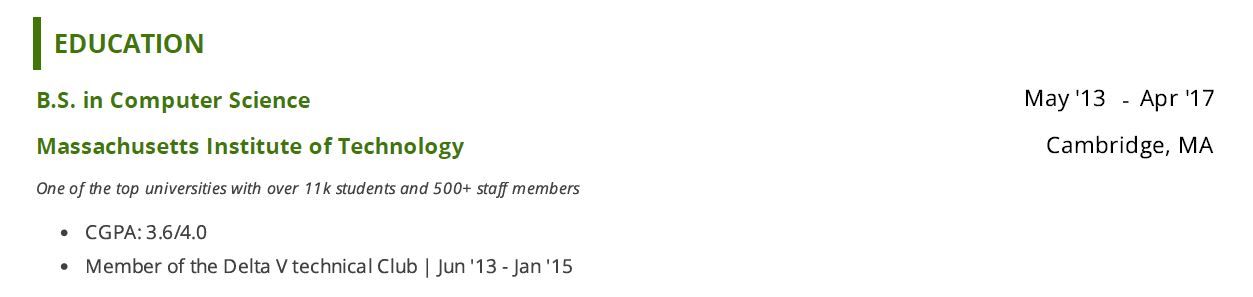 Kafka-Resume-Education