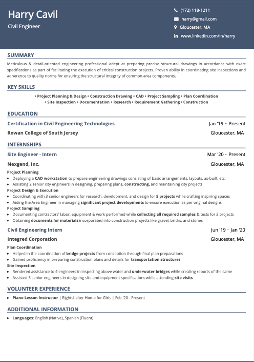 civil-engineer-resume