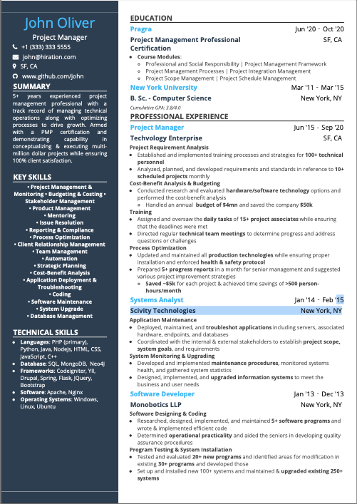 Project Engineer Resume 2023: A Guide with 50  Resume Templates Project Engineer Resume 2023: A Guide with 50  Resume Templates