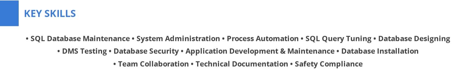 SQL DBA Resume: 2023 Guide with 10+ Samples and Examples