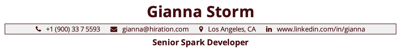 Spark-Developer-Profile-Title