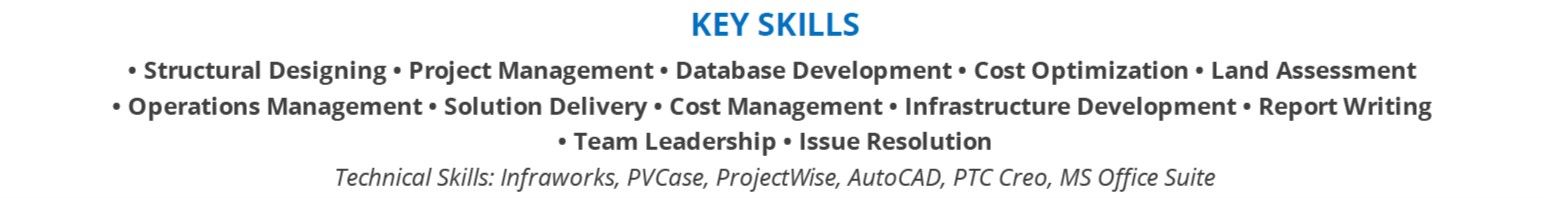 engineering-manager-resume-key-skills