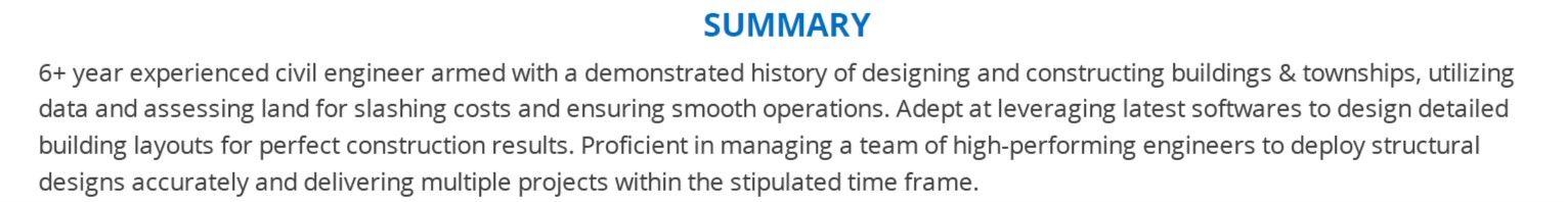 engineering-manager-resume-summary