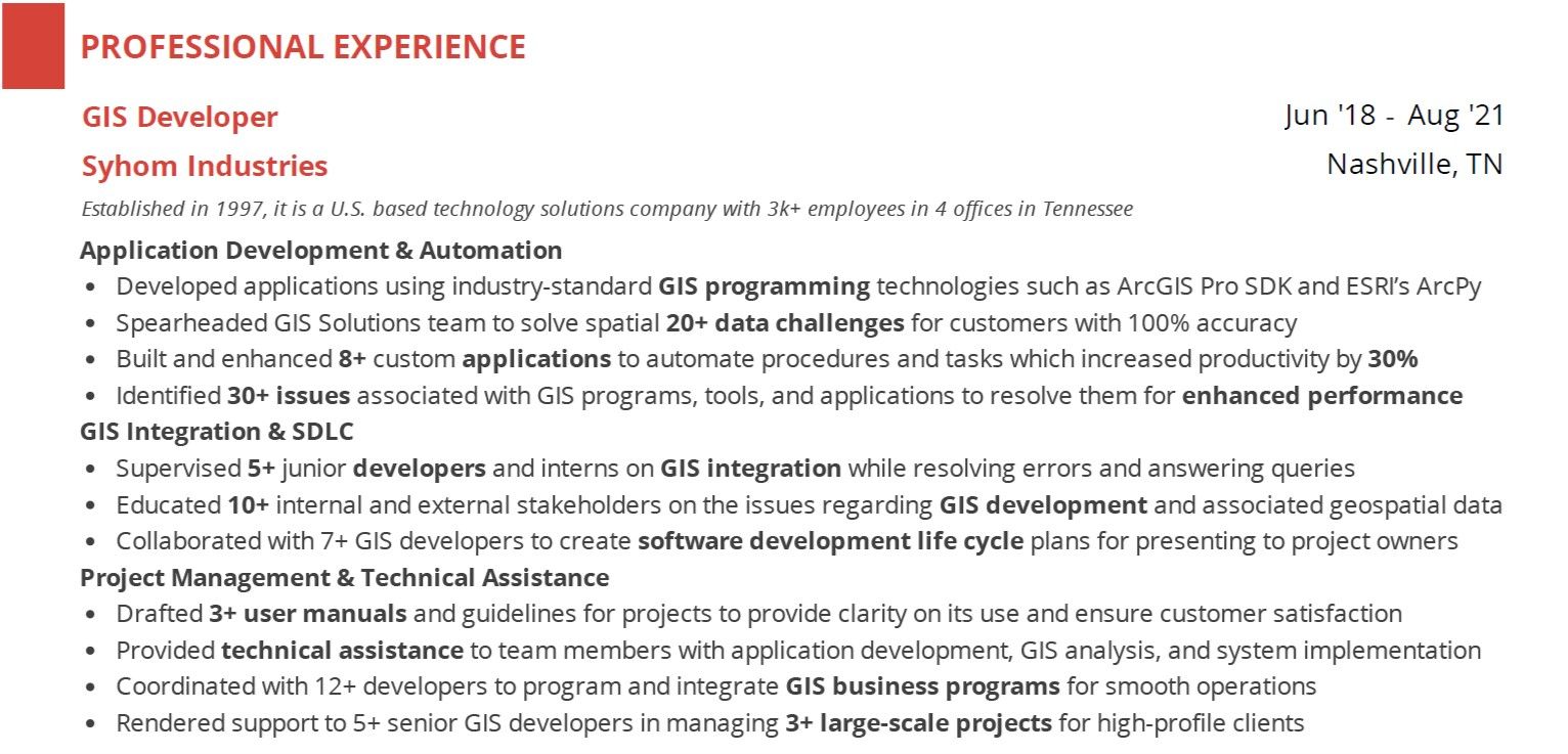 gis-resume-professional-experience