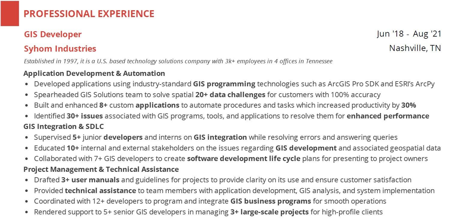 gis-resume-professional-experience