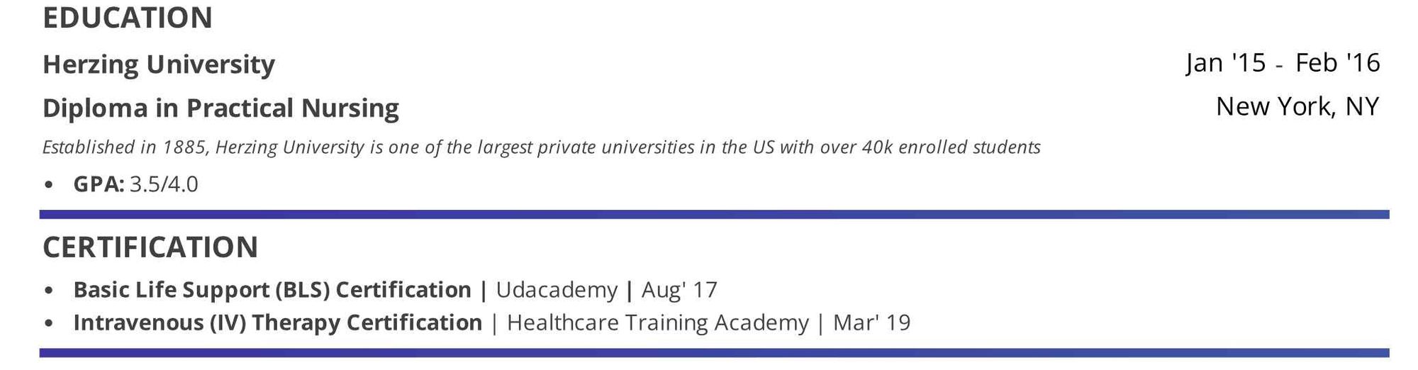 LPN-resume-education-and-certifications